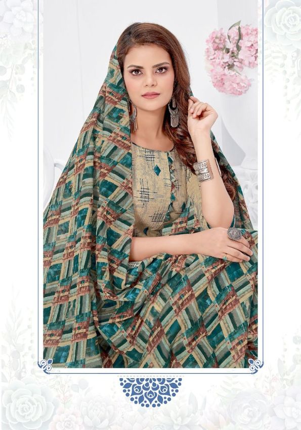 Mfc Shilpa Patiyala 2 Regular Wear Printed Cotton Ready Made Dress Collection